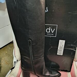 Dolce Vita Black Heeled Boots